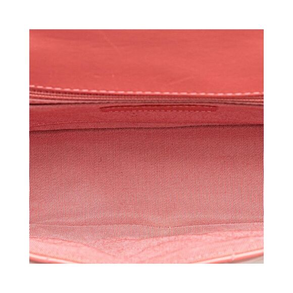 Pre Loved Chanel Mini Chevron Calfskin Statement Flap Women Pink Crossbody Bags - Picture 4 of 6